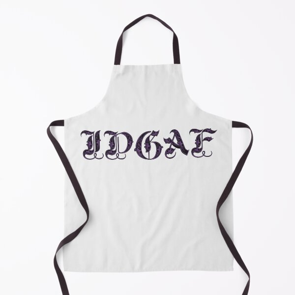 Item preview, Purple IDGAF Elegant Calligraphy designed and sold by Skull Fern.