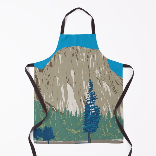 Item preview, El Capitan From Valley View in Yosemite National Park WPA Poster Art designed and sold by patrimonio.