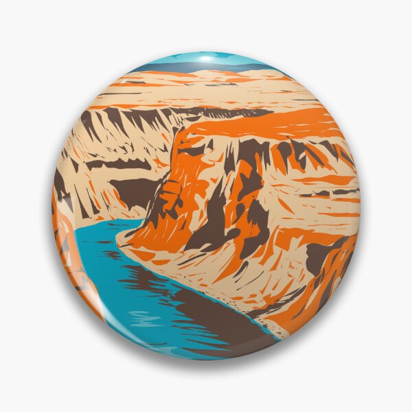 Item preview, Horseshoe Bend in Glen Canyon National Recreation Area Arizona WPA Poster Art designed and sold by patrimonio.