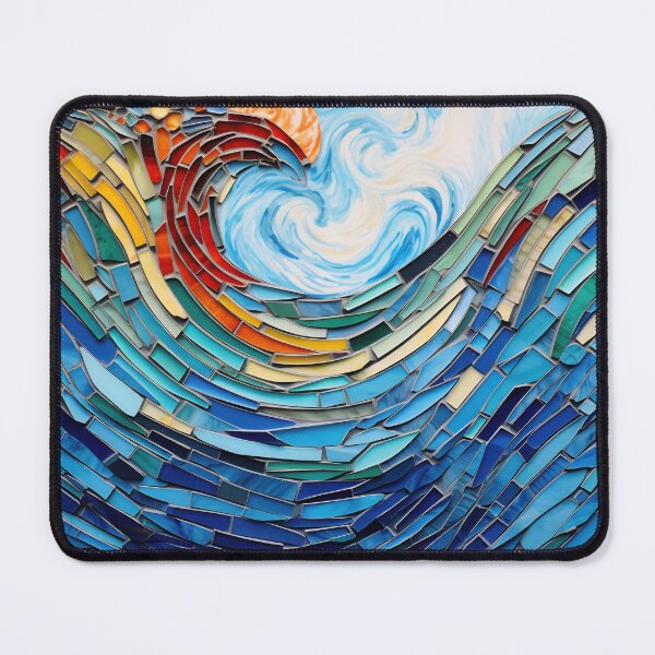 Item preview, Stained glass wave designed and sold by anytka.