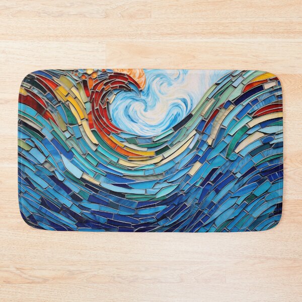 Item preview, Stained glass wave designed and sold by anytka.