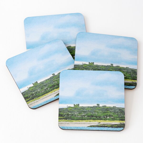 Item preview, Charming watercolor landscape of the Aran Islands in Ireland designed and sold by GestaltImagery.
