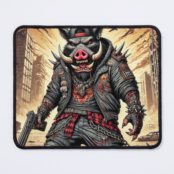 Item preview, Warrior of the Ruins: The Apocalyptic Warthog designed and sold by RobDaHoody.