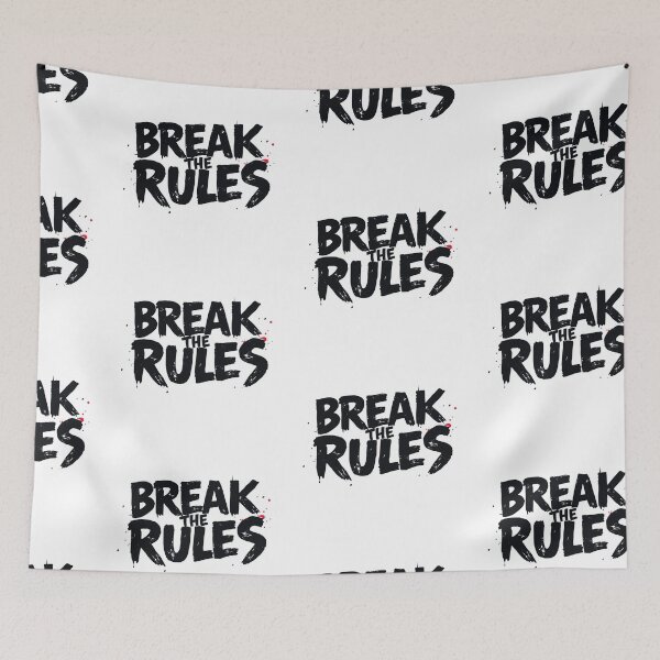 Item preview, Break the Rules - Grunge Typography Design designed and sold by samtheai.