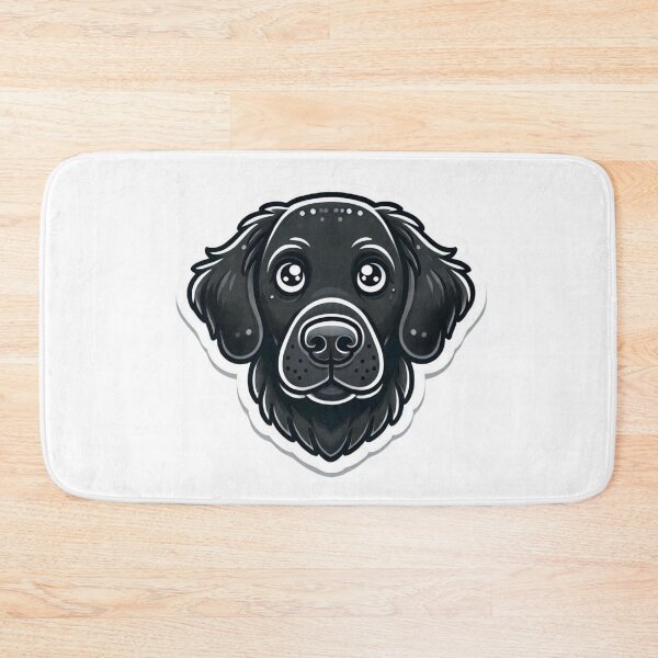 Item preview, Flat-Coated Retriever Dog Head  designed and sold by ArtistEmbrace.