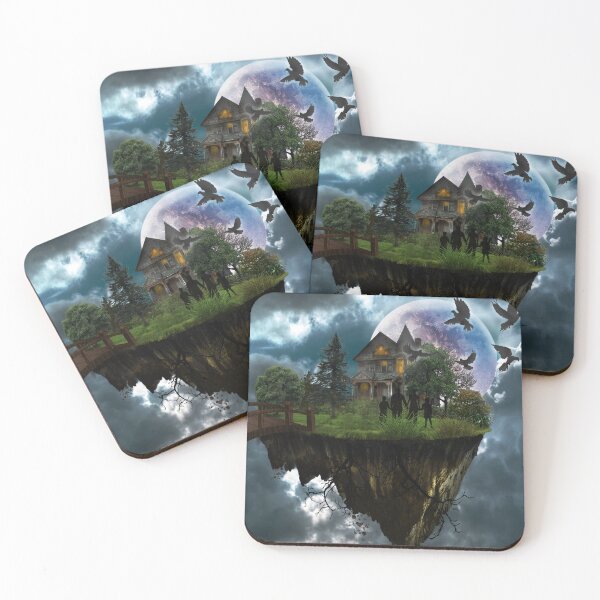 Item preview, Surreal Landscape Design with Floating Island designed and sold by bijo12345.