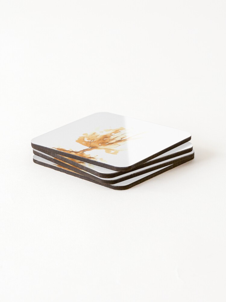 Thumbnail 4 of 5, Coasters (Set of 4), Burning Tree designed and sold by Raffgallery.