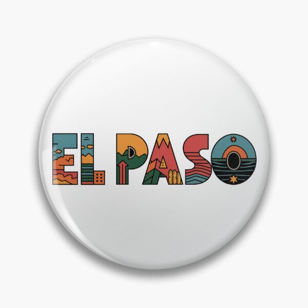 Item preview,  El Paso, Texas | Artistic Letters: Iconic Landscapes and Symbols designed and sold by CircinusStore.