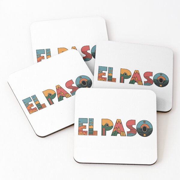 Item preview,  El Paso, Texas | Artistic Letters: Iconic Landscapes and Symbols designed and sold by CircinusStore.