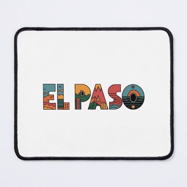 Item preview,  El Paso, Texas | Artistic Letters: Iconic Landscapes and Symbols designed and sold by CircinusStore.