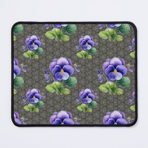Item preview, Purple Paradise: A delicate pattern featuring clusters of violets, symbolizing humility and faithfulness. designed and sold by Grang Art Artistic Designs.