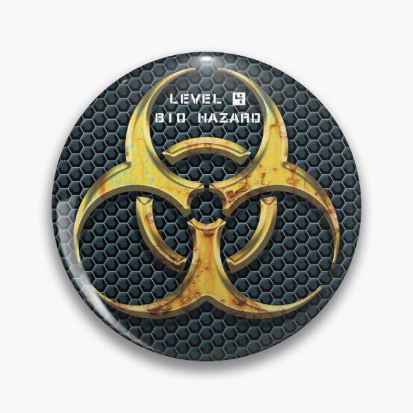 Item preview, Level 4 Bio Hazard Warning in a post apocalyptic universe designed and sold by Old Curiosity.