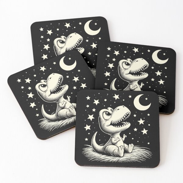 Item preview, T-Rex Baby Dino Babydino Dinobaby Stars Gift designed and sold by Pineapple-Tree.