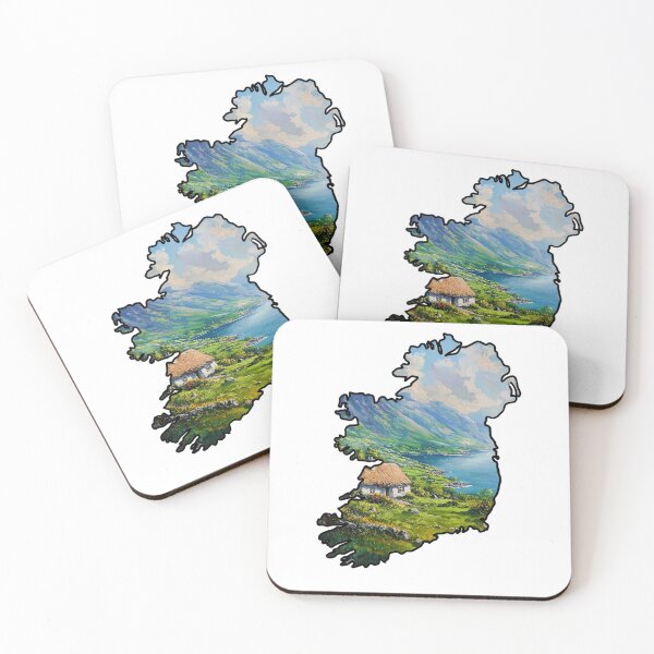 Item preview, Irish Cottage Nature Landscape Design - Ireland designed and sold by ResistNormality.