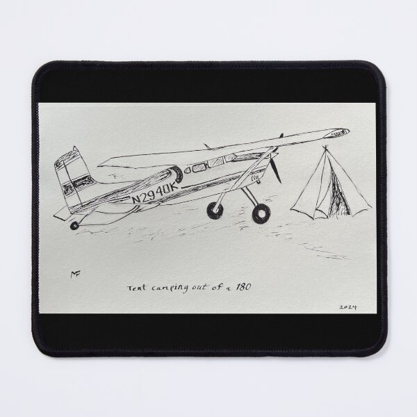 Item preview, Airplane Camping  designed and sold by OldSoulArt.