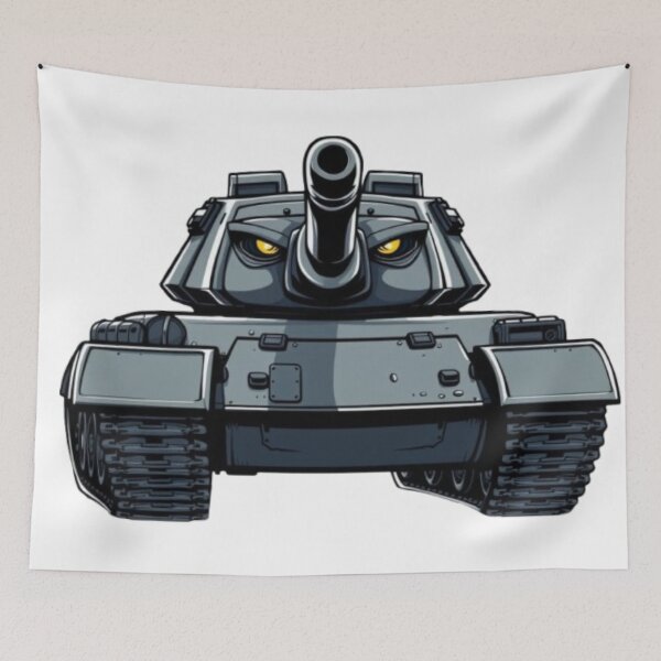 Item preview, The terrifying cartoon tank designed and sold by RobDaHoody.