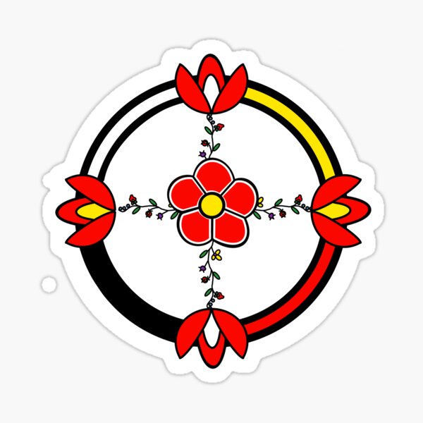 Ojibwe Medicine Wheel Sticker