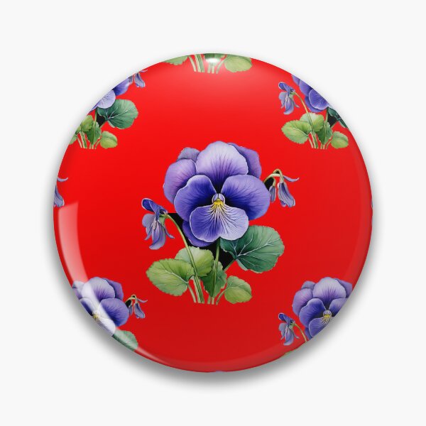 Item preview, February Flourish: A delicate pattern featuring clusters of violets, symbolizing humility and faithfulness. designed and sold by Grang Art Artistic Designs.