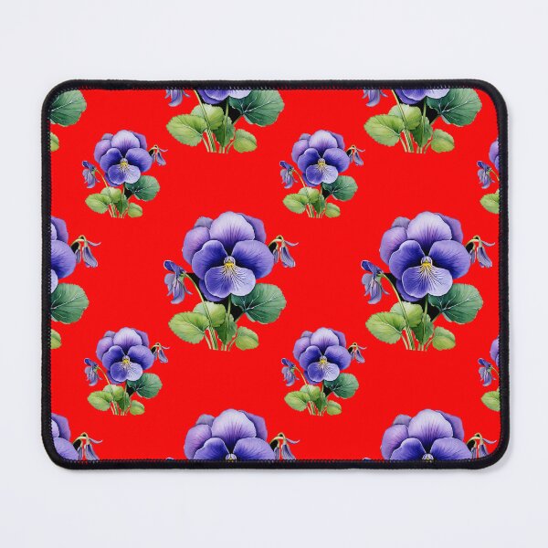 Item preview, February Flourish: A delicate pattern featuring clusters of violets, symbolizing humility and faithfulness. designed and sold by Grang Art Artistic Designs.