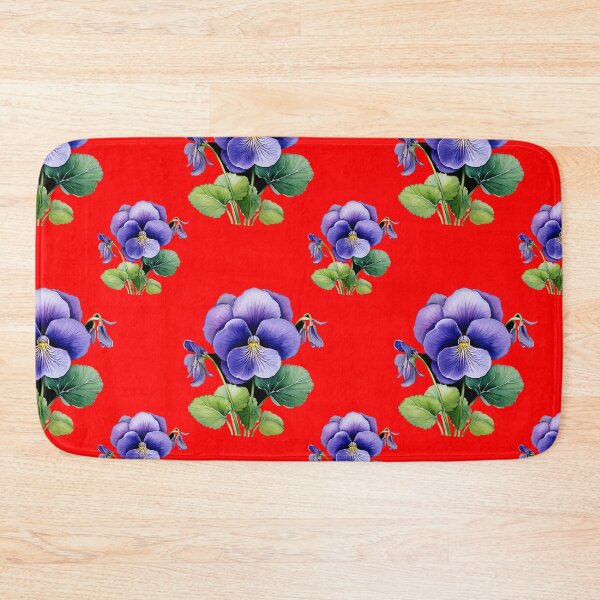 Item preview, February Flourish: A delicate pattern featuring clusters of violets, symbolizing humility and faithfulness. designed and sold by Grang Art Artistic Designs.