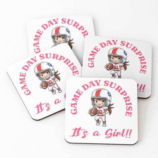 Artikelvorschau, Spieltagsüberraschung für Fußballfans: It’s a Girl entworfen und verkauft von PrintSparkDesigns.