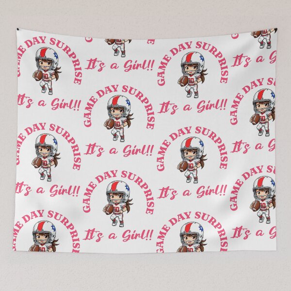 Artikelvorschau, Spieltagsüberraschung für Fußballfans: It’s a Girl entworfen und verkauft von PrintSparkDesigns.