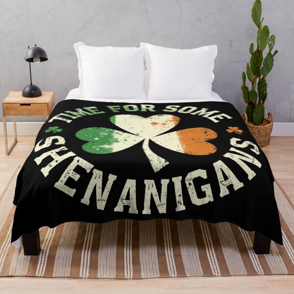 Item preview, St. Patrick's Time For Some Shenanigans Clover Funny Party designed and sold by Blok45.