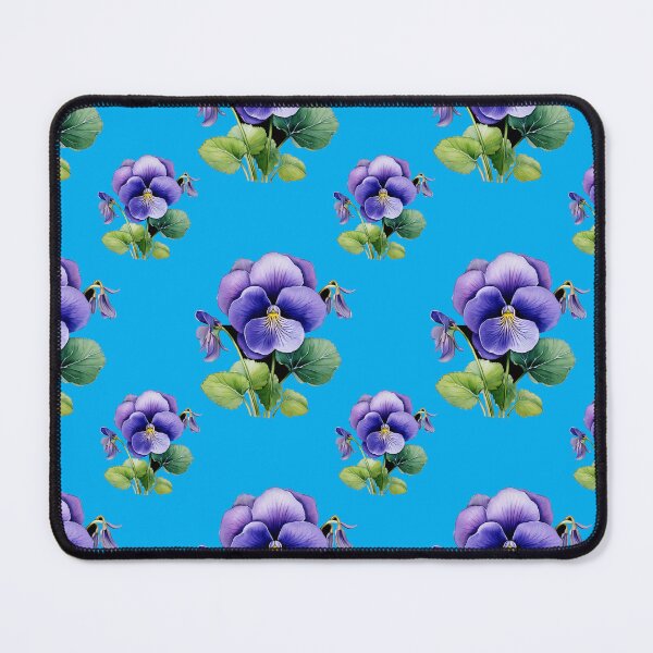 Item preview, Violet Vignettes: A delicate pattern featuring clusters of violets, symbolizing humility and faithfulness. designed and sold by Grang Art Artistic Designs.
