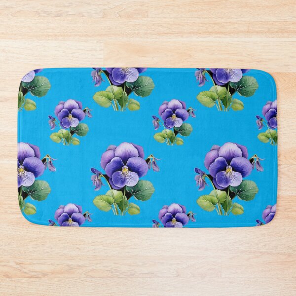 Item preview, Violet Vignettes: A delicate pattern featuring clusters of violets, symbolizing humility and faithfulness. designed and sold by Grang Art Artistic Designs.