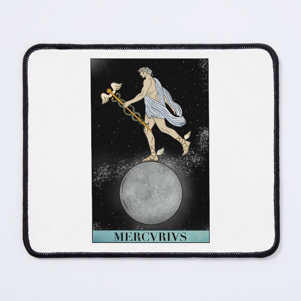 Item preview, Mercury God with Planet Mercury - Cosmic Art for Classicists designed and sold by Ancient-Tales.