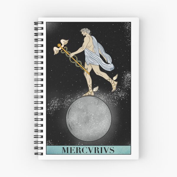 Item preview, Mercury God with Planet Mercury - Cosmic Art for Classicists designed and sold by Ancient-Tales.