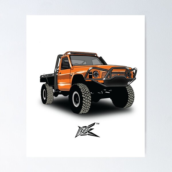 Item preview,  patrol y60 ute orange designed and sold by NaquashM.