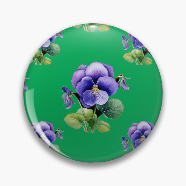 Item preview, Purple Charm: A delicate pattern featuring clusters of violets, symbolizing humility and faithfulness. designed and sold by Grang Art Artistic Designs.