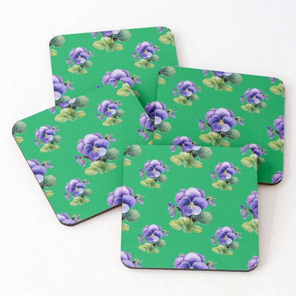 Item preview, Purple Charm: A delicate pattern featuring clusters of violets, symbolizing humility and faithfulness. designed and sold by Grang Art Artistic Designs.