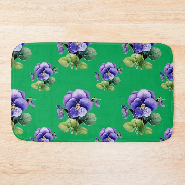 Item preview, Purple Charm: A delicate pattern featuring clusters of violets, symbolizing humility and faithfulness. designed and sold by Grang Art Artistic Designs.