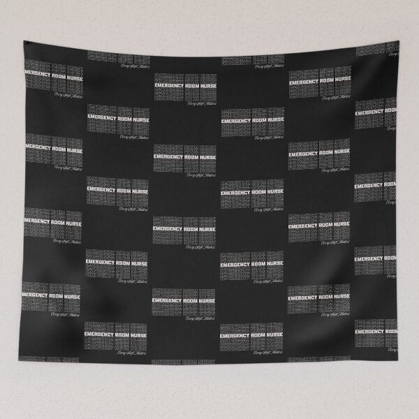 Item preview, Emergency Room Nurse - Typography  designed and sold by MoeTiff.