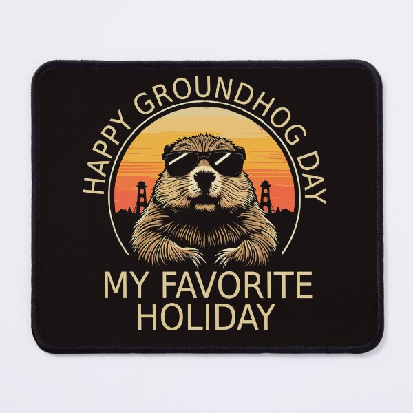 Item preview, Happy Groundhog Day Cool Design for Fun Lovers designed and sold by AxelBrook.