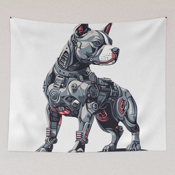Item preview, mechanical pitbull designed and sold by javierparra.