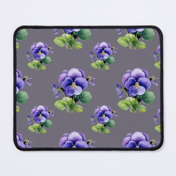 Item preview, February's Dream Child: A delicate pattern featuring clusters of violets, symbolizing humility and faithfulness. designed and sold by Grang Art Artistic Designs.