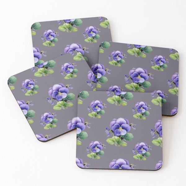 Item preview, February's Dream Child: A delicate pattern featuring clusters of violets, symbolizing humility and faithfulness. designed and sold by Grang Art Artistic Designs.