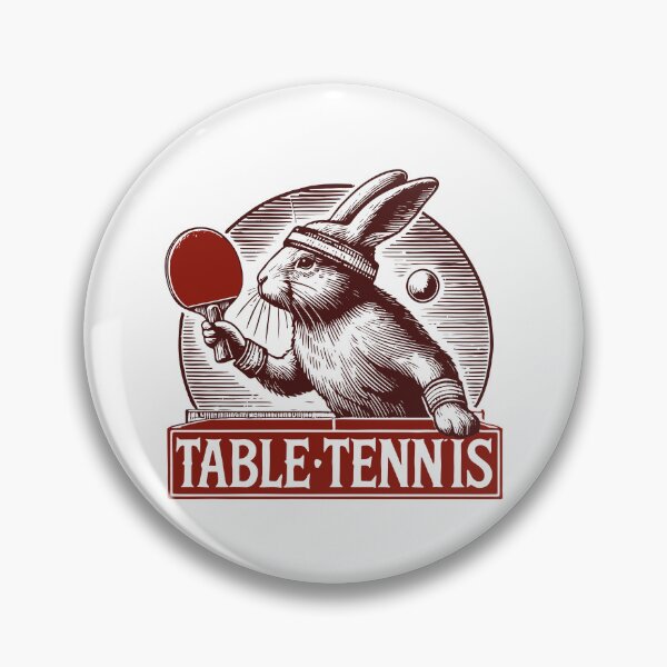 Item preview, Hase Vintage Retro Table Tennis Enthusiast designed and sold by LuminOrb.