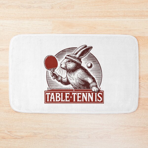 Item preview, Hase Vintage Retro Table Tennis Enthusiast designed and sold by LuminOrb.