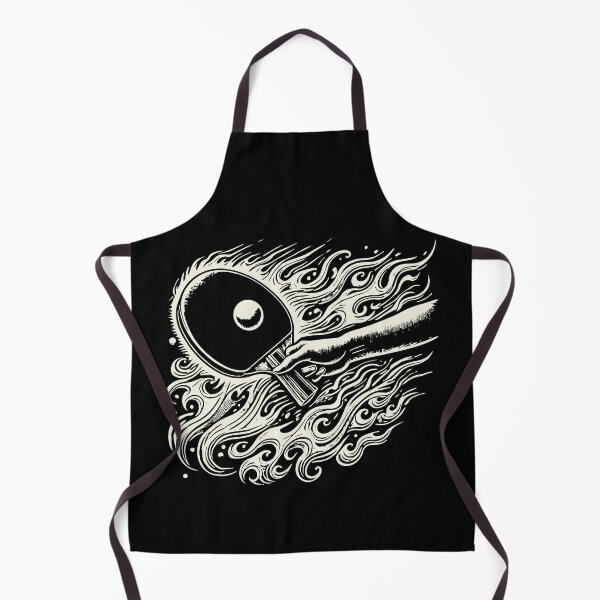 Item preview, Fiery Table Tennis Racket For Dynamic Games designed and sold by LuminOrb.