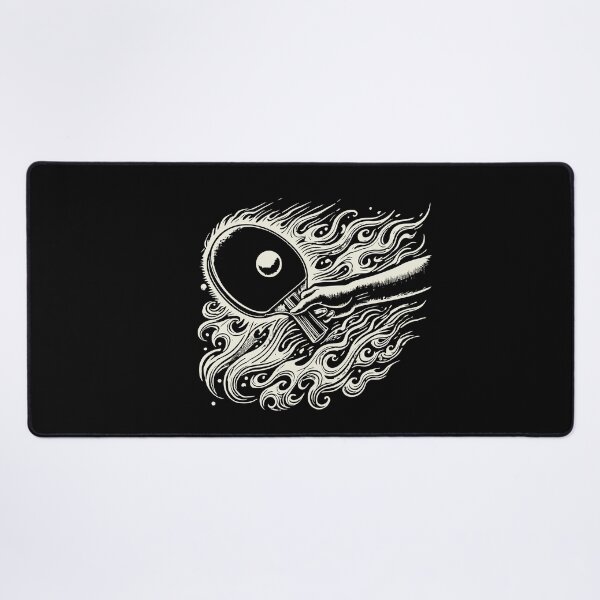 Item preview, Fiery Table Tennis Racket For Dynamic Games designed and sold by LuminOrb.