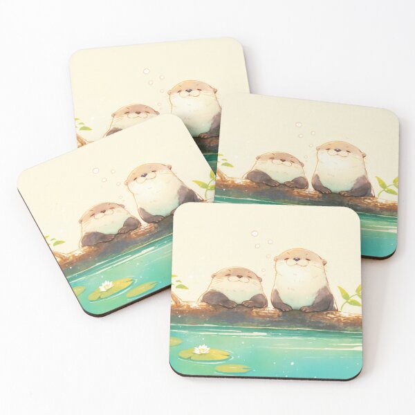 Item preview, Joyful Otter Duo by the Water designed and sold by AshiraCreations.