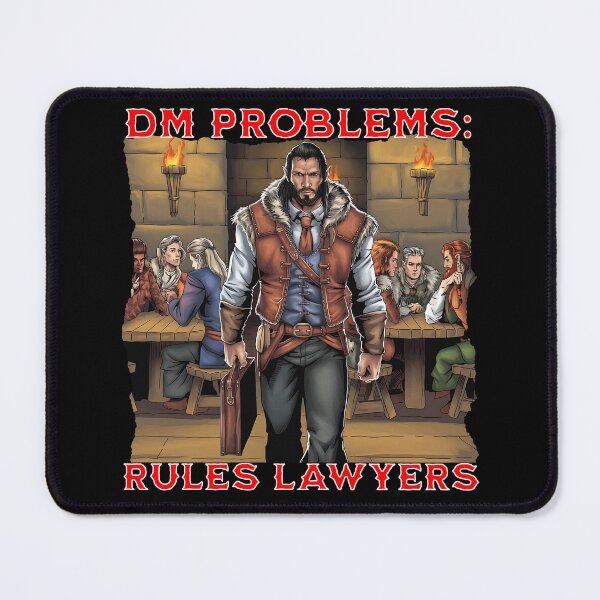 Item preview, DM Problems #3: Rules Lawyers designed and sold by GeeksLoveDogs.