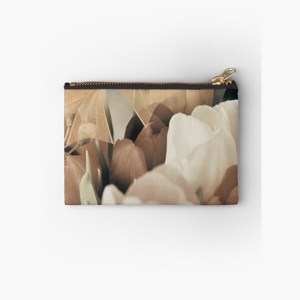 Item preview, Vintage-Inspired Faded Tulips with Transparent Bow designed and sold by CountyKent.