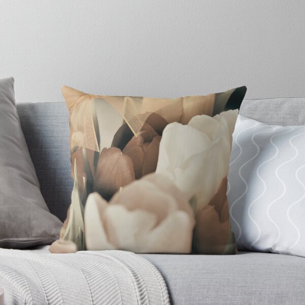 Item preview, Vintage-Inspired Faded Tulips with Transparent Bow designed and sold by CountyKent.