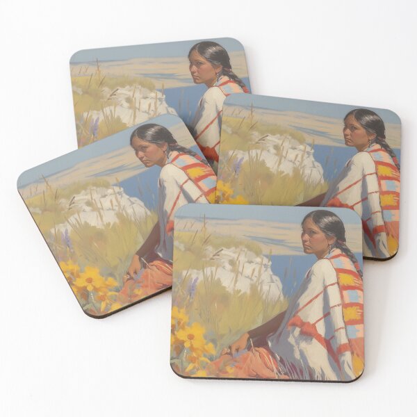 Item preview, Native American Woman designed and sold by SpectralSummer.