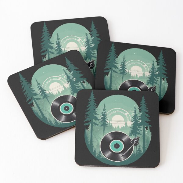 Item preview, Musik Retro Streetwear Vinyl Forest Vibes designed and sold by LuminOrb.